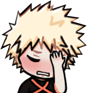 bnhabakugoufacepalm emote for Discord