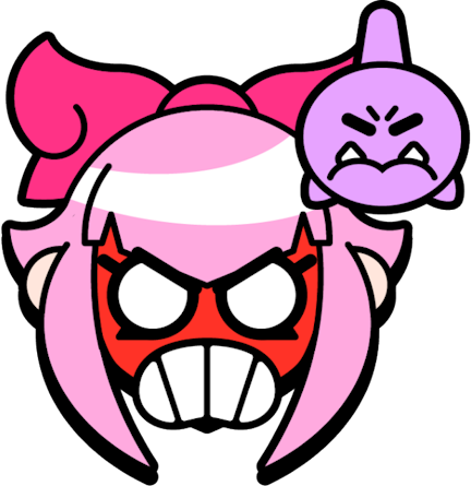 Melodie_Angry_BrawlStars_Pin emote for Discord