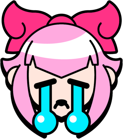 Melodie_Sad_BrawlStars_Pin emote for Discord