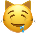 cat_drooling emote for Discord