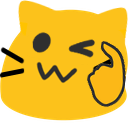 blobcat_smart emote for Discord