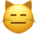cat_expressionless emote for Discord
