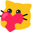 blobcat_heart emote for Discord