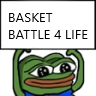 PepeBasketBattle4life emote for Discord