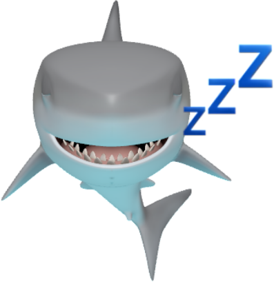 sharksleep emote for Discord