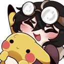Katherine_hug_pikachu_unreliable emote for Discord