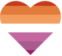 Lesbian_heart emote for Discord