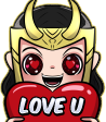 Loveu emote for Discord