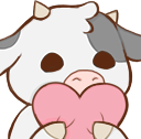 CowHeart emote for Discord