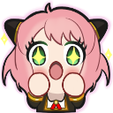 Anya_Waku emote for Discord