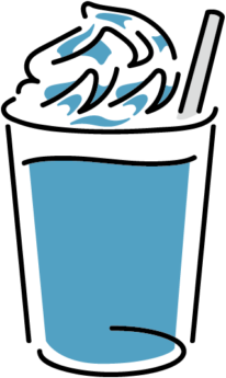 Blue_drink emote for Discord