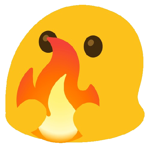 BlobFire emote for Discord