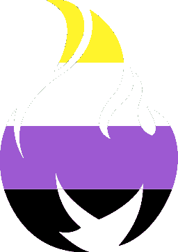 nonbinary_fire emote for Discord