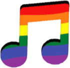 pridenote emote for Discord