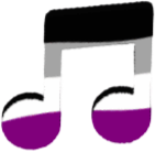 asexualnote emote for Discord