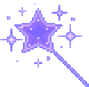 magicstarwand_purple emote for Discord