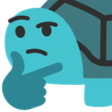 CEPThinkingTurtleBlue emote for Discord