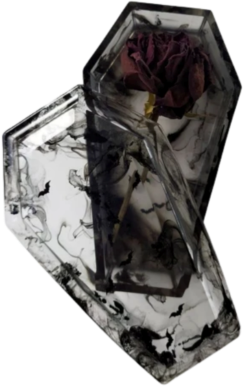 goth_rosecoffin emote for Discord