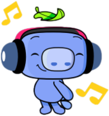 WumpusBeyondListeningMusic emote for Discord