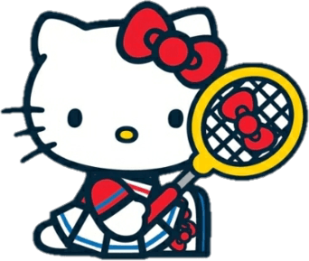 HelloKitty_Tennis emote for Discord