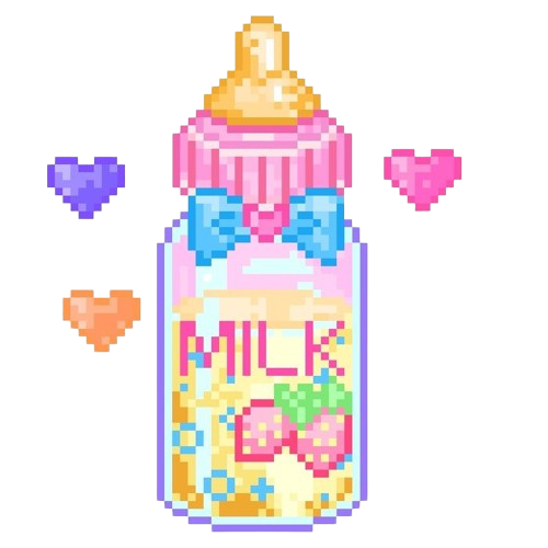 pixel_baby_milk emote for Discord