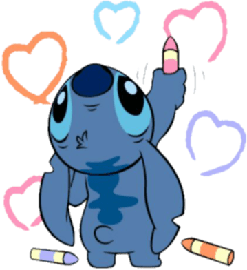 Stitch_Coloring emote for Discord