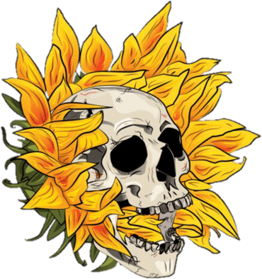 SunflowerSkull emote for Discord