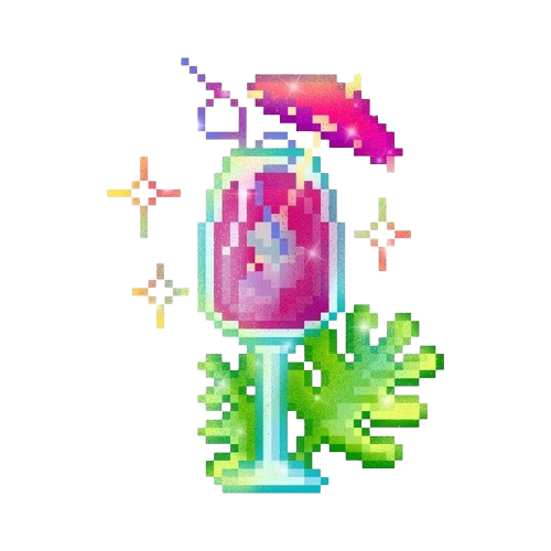 tropical_pixel_drink emote for Discord