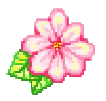 tropical_pixel_flower emote for Discord