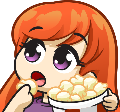 AutumnPopCorn emote for Discord