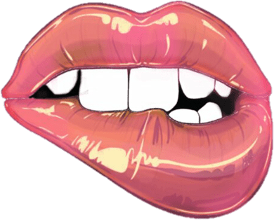 LipBitePink emote for Discord