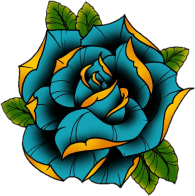 BlueTattooFlower emote for Discord