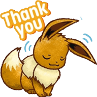 Eevee_Thankyou emote for Discord