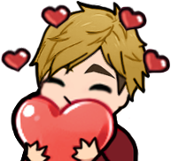haikyuuatsumuheart emote for Discord