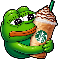 Pepe_Starbucks emote for Discord