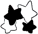 blackandwhitestar emote for Discord