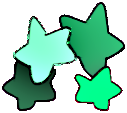 emeraldgreenstars emote for Discord