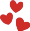 TripleHearts emote for Discord