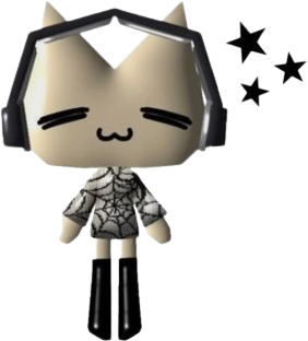 3dcat_w_headphones emote for Discord