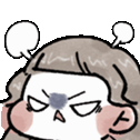 GirlFuming emote for Discord