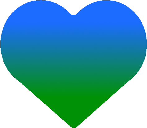 bluegreen_heart emote for Discord