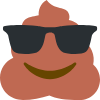 coolpoop emote for Discord