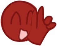 redpeacesignemoji emote for Discord