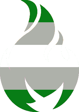 grayromantic_fire emote for Discord
