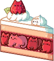 strawberrycake_cat2 emote for Discord