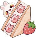 strawberrycake_bunny emote for Discord
