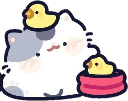 ducky_kitten emote for Discord
