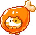 turkeyleg_kitten emote for Discord