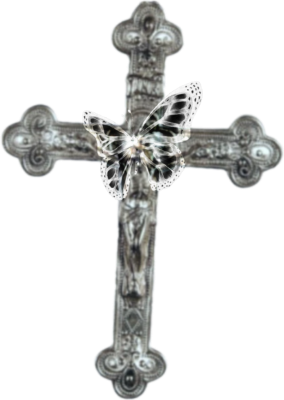 gothbutterfly_cross emote for Discord