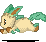 Leafeon_run emote for Discord